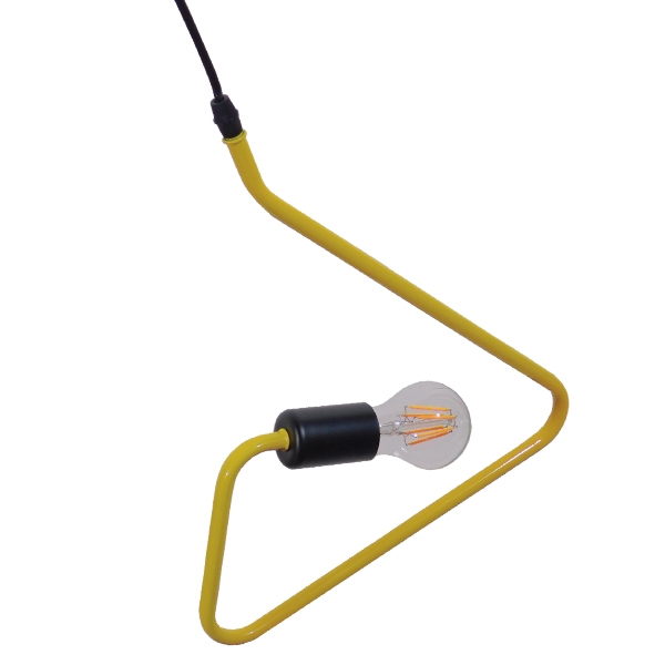 LEDTM® LIBBY 01097-1 Παιδικό Κρεμαστό Φωτιστικό Οροφής με Ντουί 1 x E27 AC 220-240V IP20 - Κίτρινο - Μ31 x Π31 x Υ16cm - Image 6