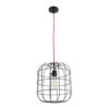 LEDTM® PARROT 01099 Μοντέρνο Κρεμαστό Φωτιστικό Οροφής με Ντουί 1 x E27 AC 220-240V IP20 - Μαύρο - Μ28 x Π28 x Υ30cm - Image 4