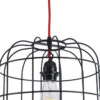 LEDTM® PARROT 01099 Μοντέρνο Κρεμαστό Φωτιστικό Οροφής με Ντουί 1 x E27 AC 220-240V IP20 - Μαύρο - Μ28 x Π28 x Υ30cm - Image 8