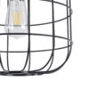 LEDTM® PARROT 01099 Μοντέρνο Κρεμαστό Φωτιστικό Οροφής με Ντουί 1 x E27 AC 220-240V IP20 - Μαύρο - Μ28 x Π28 x Υ30cm - Image 9