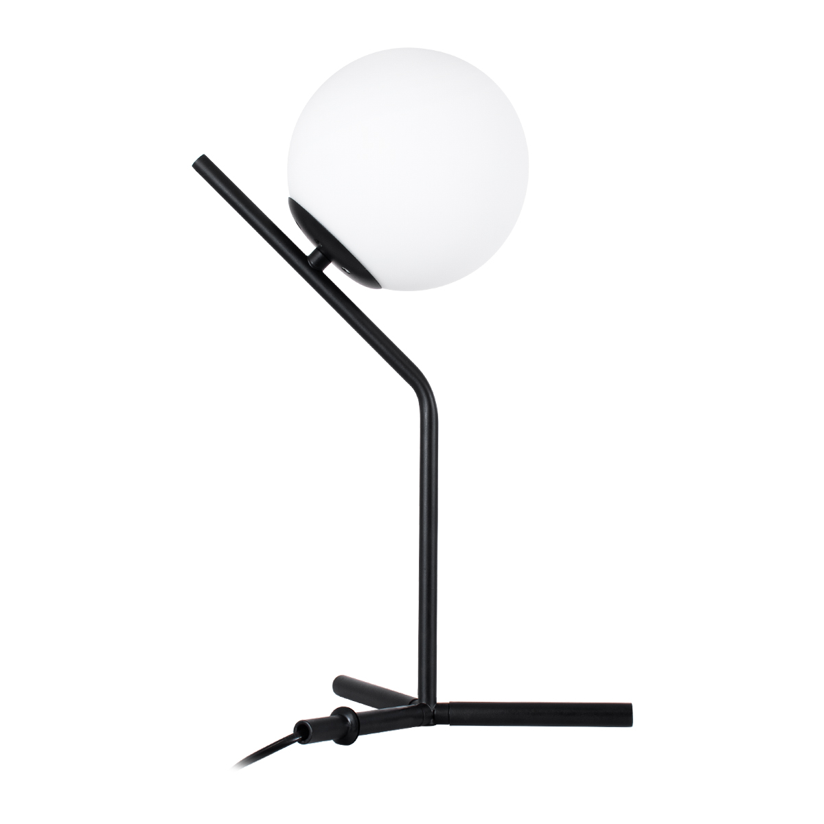 LEDTM® ELFIS 01100 Μοντέρνο Επιτραπέζιο Φωτιστικό Πορτατίφ με Ντουί 1 x E27 AC 220-240V IP20 - Μαύρο & Λευκό - Μ22 x Π27 x Υ41cm - Image 5