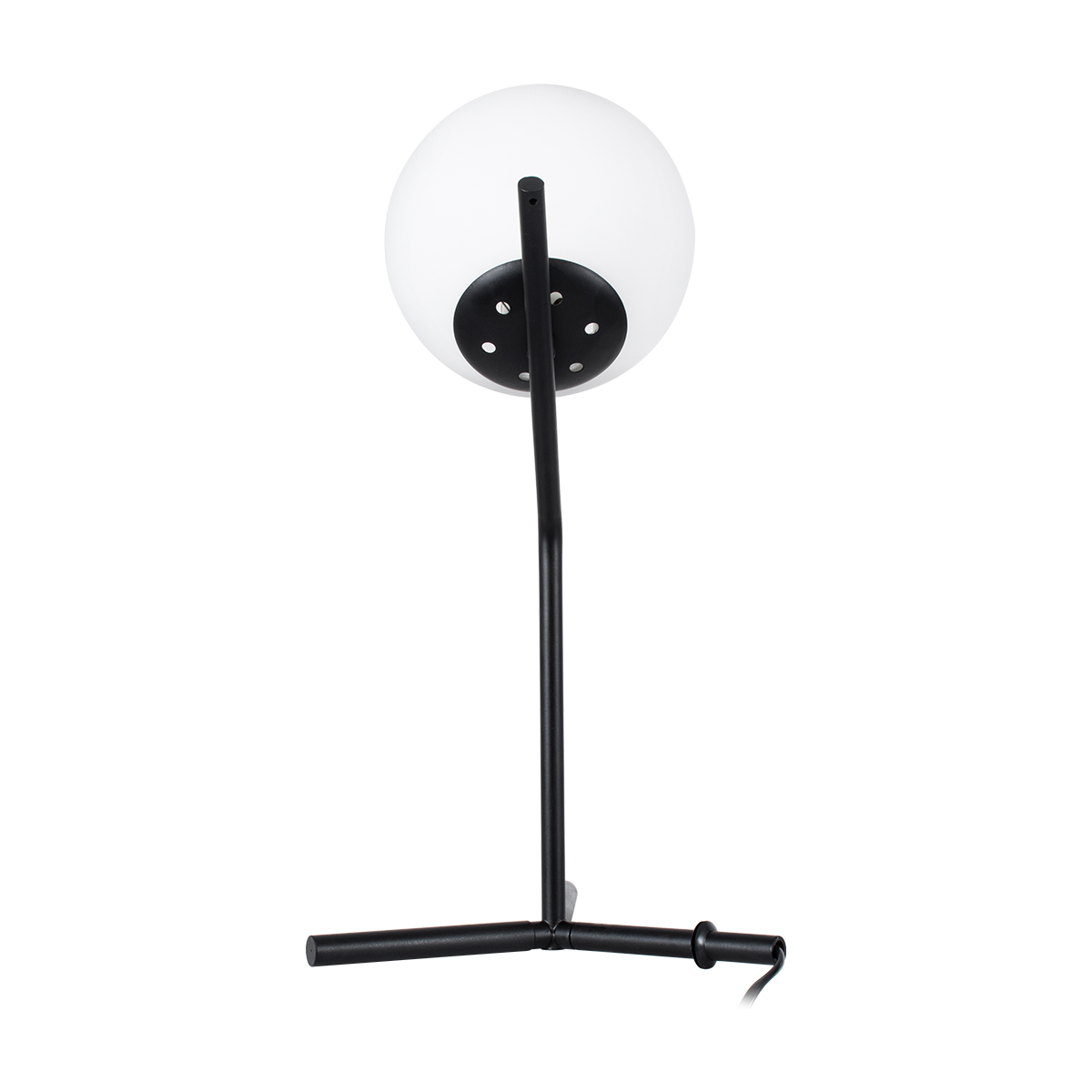 LEDTM® ELFIS 01100 Μοντέρνο Επιτραπέζιο Φωτιστικό Πορτατίφ με Ντουί 1 x E27 AC 220-240V IP20 - Μαύρο & Λευκό - Μ22 x Π27 x Υ41cm - Image 6