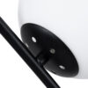 LEDTM® ELFIS 01100 Μοντέρνο Επιτραπέζιο Φωτιστικό Πορτατίφ με Ντουί 1 x E27 AC 220-240V IP20 - Μαύρο & Λευκό - Μ22 x Π27 x Υ41cm - Image 8