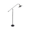 LEDTM® WYNGE 01101 Vintage Επιδαπέδιο Φωτιστικό με Ντουί 1 x E27 AC 220-240V IP20 - Μαύρο & Χρυσό - Μ95 x Π27 x Υ174cm - Image 4