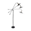 LEDTM® WYNGE 01101 Vintage Επιδαπέδιο Φωτιστικό με Ντουί 1 x E27 AC 220-240V IP20 - Μαύρο & Χρυσό - Μ95 x Π27 x Υ174cm - Image 6