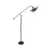LEDTM® WYNGE 01101 Vintage Επιδαπέδιο Φωτιστικό με Ντουί 1 x E27 AC 220-240V IP20 - Μαύρο & Χρυσό - Μ95 x Π27 x Υ174cm - Image 7