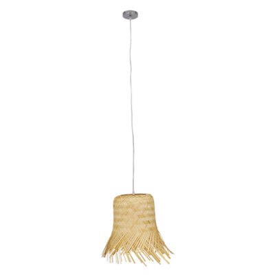 Alternative view of LEDTM® HAWAII 01103 Boho Κρεμαστό Φωτιστικό Οροφής με Ντουί 1 x E27 AC 220-240V IP20 - Μπεζ - Μ40 x Π40 x Y43cm