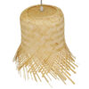 LEDTM® HAWAII 01103 Boho Κρεμαστό Φωτιστικό Οροφής με Ντουί 1 x E27 AC 220-240V IP20 - Μπεζ - Μ40 x Π40 x Y43cm - Image 3