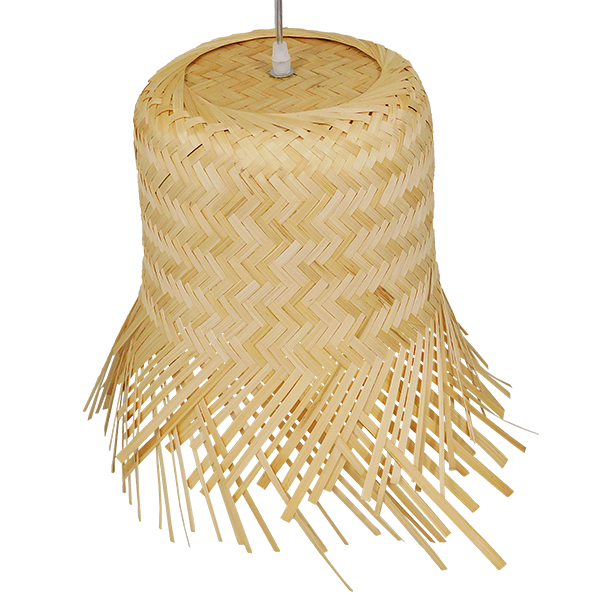 LEDTM® HAWAII 01103 Boho Κρεμαστό Φωτιστικό Οροφής με Ντουί 1 x E27 AC 220-240V IP20 - Μπεζ - Μ40 x Π40 x Y43cm - Image 3