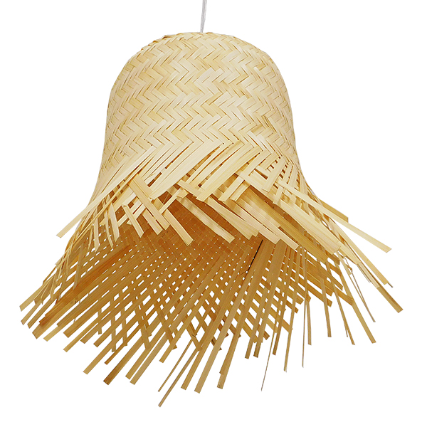 LEDTM® HAWAII 01103 Boho Κρεμαστό Φωτιστικό Οροφής με Ντουί 1 x E27 AC 220-240V IP20 - Μπεζ - Μ40 x Π40 x Y43cm - Image 5