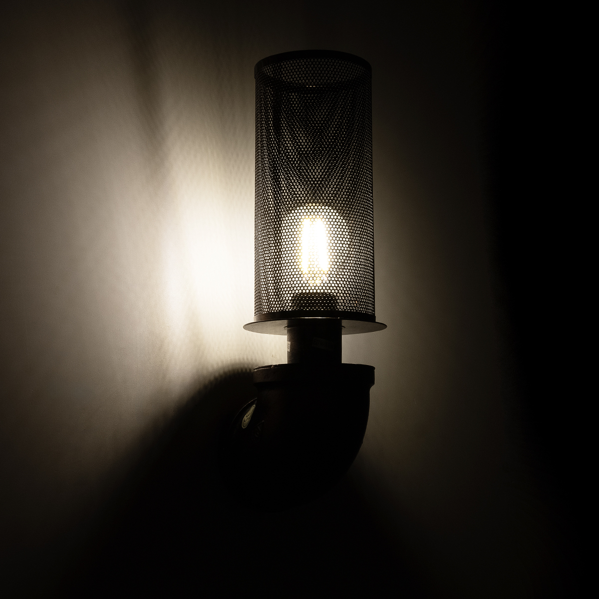 LEDTM® RAZA 01105 Vintage Φωτιστικό Τοίχου - Απλίκα με Ντουί 1 x E27 AC 220-240V IP20 - Χάλκινο - Μ13 x Π12 x Υ38cm - Image 3