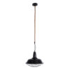 LEDTM® CRANE 01109 Vintage Κρεμαστό Φωτιστικό Οροφής με Ντουί 1 x E27 AC 220-240V IP20 - Μαύρο & Μπεζ - Μ36 x Π36 x Υ30cm - Image 4