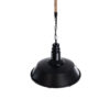 LEDTM® CRANE 01109 Vintage Κρεμαστό Φωτιστικό Οροφής με Ντουί 1 x E27 AC 220-240V IP20 - Μαύρο & Μπεζ - Μ36 x Π36 x Υ30cm - Image 6