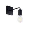 LEDTM® MISSAM 01119 Μοντέρνο Φωτιστικό Τοίχου - Απλίκα με Ντουί 1 x E27 AC 220-240V IP20 - Μαύρο - Μ14 x Π20 x Υ10cm - Image 2