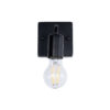 LEDTM® MISSAM 01119 Μοντέρνο Φωτιστικό Τοίχου - Απλίκα με Ντουί 1 x E27 AC 220-240V IP20 - Μαύρο - Μ14 x Π20 x Υ10cm - Image 4