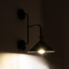 LEDTM® MAGEOR 01120 Vintage Φωτιστικό Τοίχου - Απλίκα με Ντουί 1 x E27 AC 220-240V IP20 - Μαύρο & Χρυσό - Μ22 x Π30 x Υ40cm - Image 3