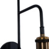 LEDTM® MAGEOR 01120 Vintage Φωτιστικό Τοίχου - Απλίκα με Ντουί 1 x E27 AC 220-240V IP20 - Μαύρο & Χρυσό - Μ22 x Π30 x Υ40cm - Image 8