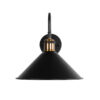 LEDTM® ANBET 01121 Vintage Φωτιστικό Τοίχου - Απλίκα με Ντουί 1 x E27 AC 220-240V IP20 - Μαύρο & Χρυσό - Μ26 x Π38 x Υ27cm - Image 4