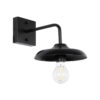 LEDTM® PHIA 01122 Vintage Φωτιστικό Τοίχου - Απλίκα με Ντουί 1 x E27 AC 220-240V IP20 - Μαύρο - Μ18.5 x Π29 x Υ18cm - Image 2