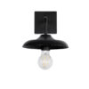 LEDTM® PHIA 01122 Vintage Φωτιστικό Τοίχου - Απλίκα με Ντουί 1 x E27 AC 220-240V IP20 - Μαύρο - Μ18.5 x Π29 x Υ18cm - Image 4
