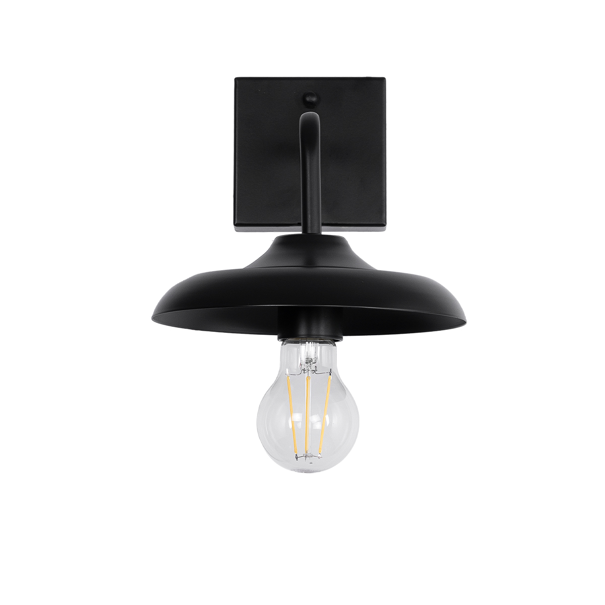 LEDTM® PHIA 01122 Vintage Φωτιστικό Τοίχου - Απλίκα με Ντουί 1 x E27 AC 220-240V IP20 - Μαύρο - Μ18.5 x Π29 x Υ18cm - Image 4