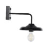 LEDTM® PHIA 01122 Vintage Φωτιστικό Τοίχου - Απλίκα με Ντουί 1 x E27 AC 220-240V IP20 - Μαύρο - Μ18.5 x Π29 x Υ18cm - Image 5