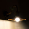 LEDTM® ROBLY 01125 Vintage Φωτιστικό Τοίχου - Απλίκα με Ντουί 1 x E27 AC 220-240V IP20 - Χάλκινο & Μπεζ - Μ26 x Π36 x Υ22cm - Image 3