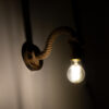 LEDTM® DAKER 01126 Vintage Φωτιστικό Τοίχου - Απλίκα με Ντουί 1 x E27 AC 220-240V IP20 - Χάλκινο Εφέ Σκουριάς & Μπεζ - Μ10 x Π22 x Υ15cm - Image 3