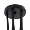 LEDTM® PAULELI 01127 Μοντέρνο Φωτιστικό Οροφής με Ντουί 5 x E27 AC 220-240V IP20 - Μαύρο - Μ76 x Π76 x Υ45cm - Image 9