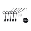 LEDTM® PAULELI 01127 Μοντέρνο Φωτιστικό Οροφής με Ντουί 5 x E27 AC 220-240V IP20 - Μαύρο - Μ76 x Π76 x Υ45cm - Image 10