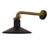 LEDTM® VINSA 01136 Boho Φωτιστικό Τοίχου - Απλίκα με Ντουί 1 x E27 AC 220-240V IP20 - Χάλκινο & Μπεζ - Μ50 x Π27 x Υ25cm - Image 4