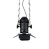 LEDTM® BROADWAY 01140 Vintage Φωτιστικό Οροφής με Ντουί 1 x E27 AC 220-240V IP20 - Μαύρο - Μ28 x Π25 x Υ100cm - Image 10
