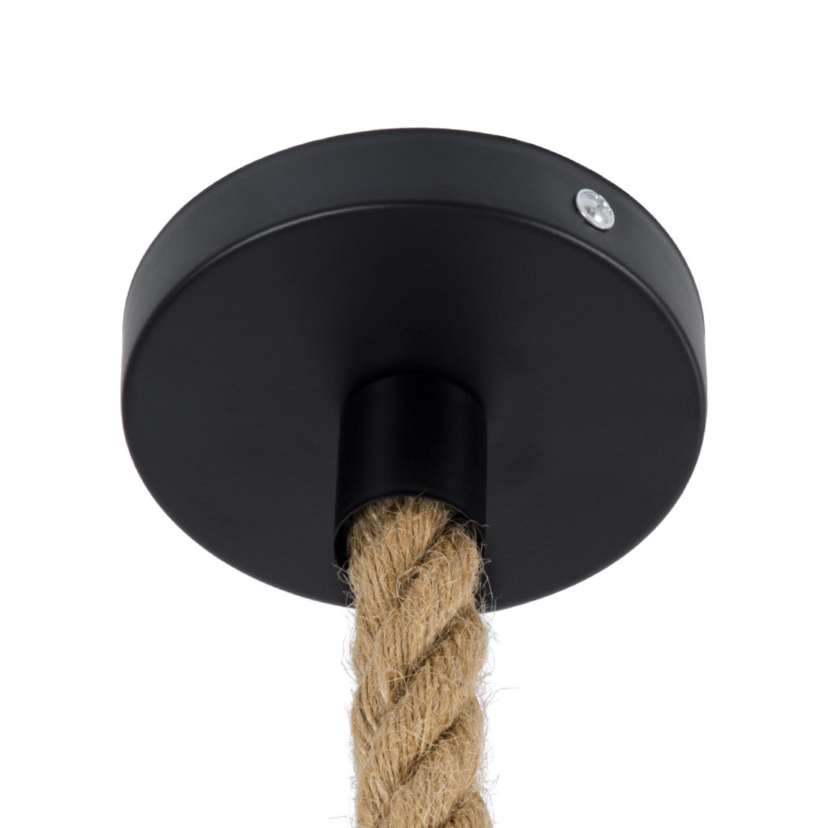 LEDTM® SAHARA 01146 Boho Κρεμαστό Φωτιστικό Οροφής με Ντουί 1 x E27 AC 220-240V IP20 - Μπεζ & Μαύρο - Μ31 x Π31 x Υ14cm - Image 11
