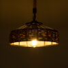 LEDTM® SAHARA 01146 Boho Κρεμαστό Φωτιστικό Οροφής με Ντουί 1 x E27 AC 220-240V IP20 - Μπεζ & Μαύρο - Μ31 x Π31 x Υ14cm - Image 3