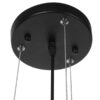 LEDTM® KEVIA 01150 Μοντέρνο Κρεμαστό Φωτιστικό Οροφής με Ντουί 3 x E27 AC 220-240V IP20 - Μαύρο & Λευκό - Μ40 x Π40 x Υ17.5cm - Image 6