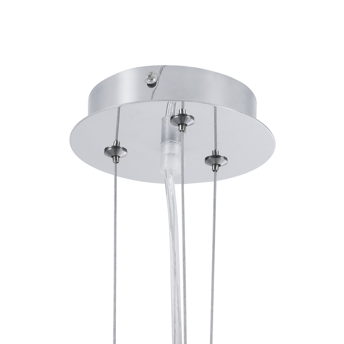 LEDTM® SERENIA 01151 Μοντέρνο Κρεμαστό Φωτιστικό Οροφής με Ντουί 1 x E27 AC 220-240V IP20 - Μαύρο & Λευκό - Μ40 x Π40 x Υ20cm - Image 11