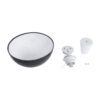 LEDTM® SERENIA 01151 Μοντέρνο Κρεμαστό Φωτιστικό Οροφής με Ντουί 1 x E27 AC 220-240V IP20 - Μαύρο & Λευκό - Μ40 x Π40 x Υ20cm - Image 12