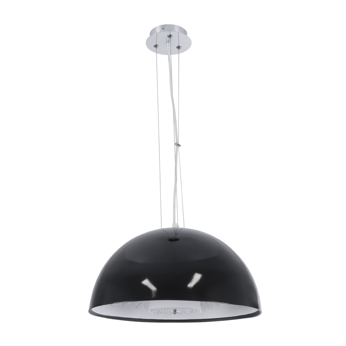 LEDTM® SERENIA 01151 Μοντέρνο Κρεμαστό Φωτιστικό Οροφής με Ντουί 1 x E27 AC 220-240V IP20 - Μαύρο & Λευκό - Μ40 x Π40 x Υ20cm - Image 4