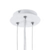 LEDTM® SERENIA 01152 Μοντέρνο Κρεμαστό Φωτιστικό Οροφής με Ντουί 1 x E27 AC 220-240V IP20 - Λευκό - Μ40 x Π40 x Υ20cm - Image 11