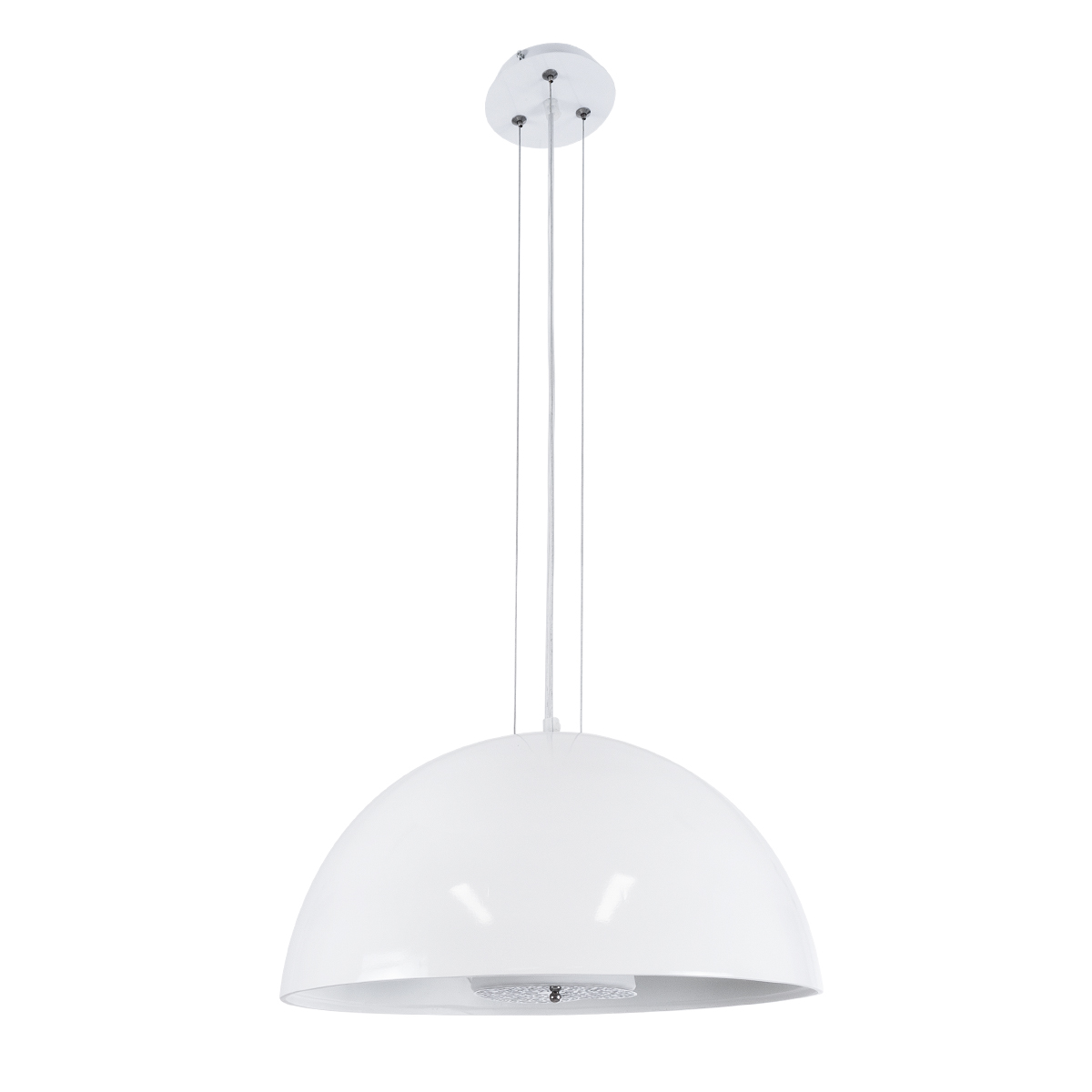 LEDTM® SERENIA 01152 Μοντέρνο Κρεμαστό Φωτιστικό Οροφής με Ντουί 1 x E27 AC 220-240V IP20 - Λευκό - Μ40 x Π40 x Υ20cm - Image 4