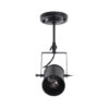 LEDTM® HOLLYWOOD 01153 Vintage Φωτιστικό Οροφής με Ντουί 1 x E27 AC 220-240V IP20 - Μαύρο - Μ8.5 x Π8.5 x Υ35cm - Image 5