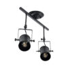 LEDTM® HOLLYWOOD 01154 Vintage Φωτιστικό Οροφής με Ντουί 2 x E27 AC 220-240V IP20 - Μαύρο - Μ45 x Π15 x Υ40cm - Image 4