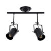 LEDTM® HOLLYWOOD 01154 Vintage Φωτιστικό Οροφής με Ντουί 2 x E27 AC 220-240V IP20 - Μαύρο - Μ45 x Π15 x Υ40cm - Image 5