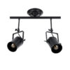 LEDTM® HOLLYWOOD 01154 Vintage Φωτιστικό Οροφής με Ντουί 2 x E27 AC 220-240V IP20 - Μαύρο - Μ45 x Π15 x Υ40cm - Image 6