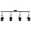 LEDTM® HOLLYWOOD 01156 Vintage Φωτιστικό Οροφής με Ντουί 4 x E27 AC 220-240V IP20 - Μαύρο - Μ110 x Π13 x Υ38cm - Image 2