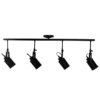 LEDTM® HOLLYWOOD 01156 Vintage Φωτιστικό Οροφής με Ντουί 4 x E27 AC 220-240V IP20 - Μαύρο - Μ110 x Π13 x Υ38cm - Image 6