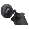 LEDTM® HOLVIA 01160 Vintage Φωτιστικό Τοίχου - Απλίκα με Ντουί 1 x E27 AC 220-240V IP20 - Μαύρο - Μ16 x Π12 x Υ34cm - Image 7