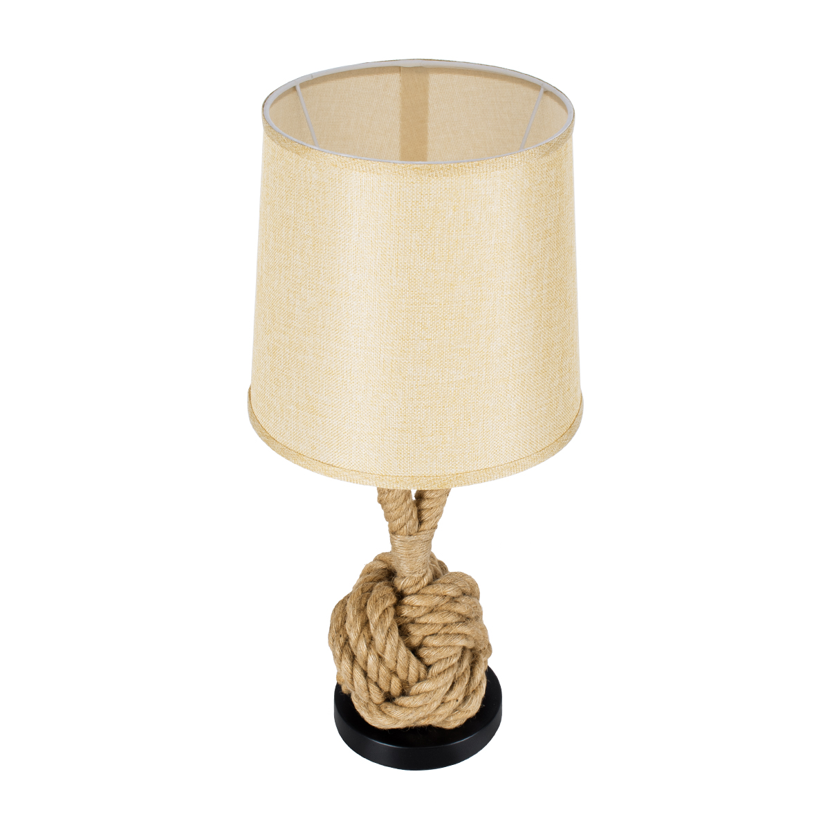 LEDTM® MONKEYFIST 01162 Vintage Επιτραπέζιο Φωτιστικό Πορτατίφ με Ντουί 1 x E27 AC 220-240V IP20 - Μπεζ - Μ27 x Π27 x Υ58cm - Image 5