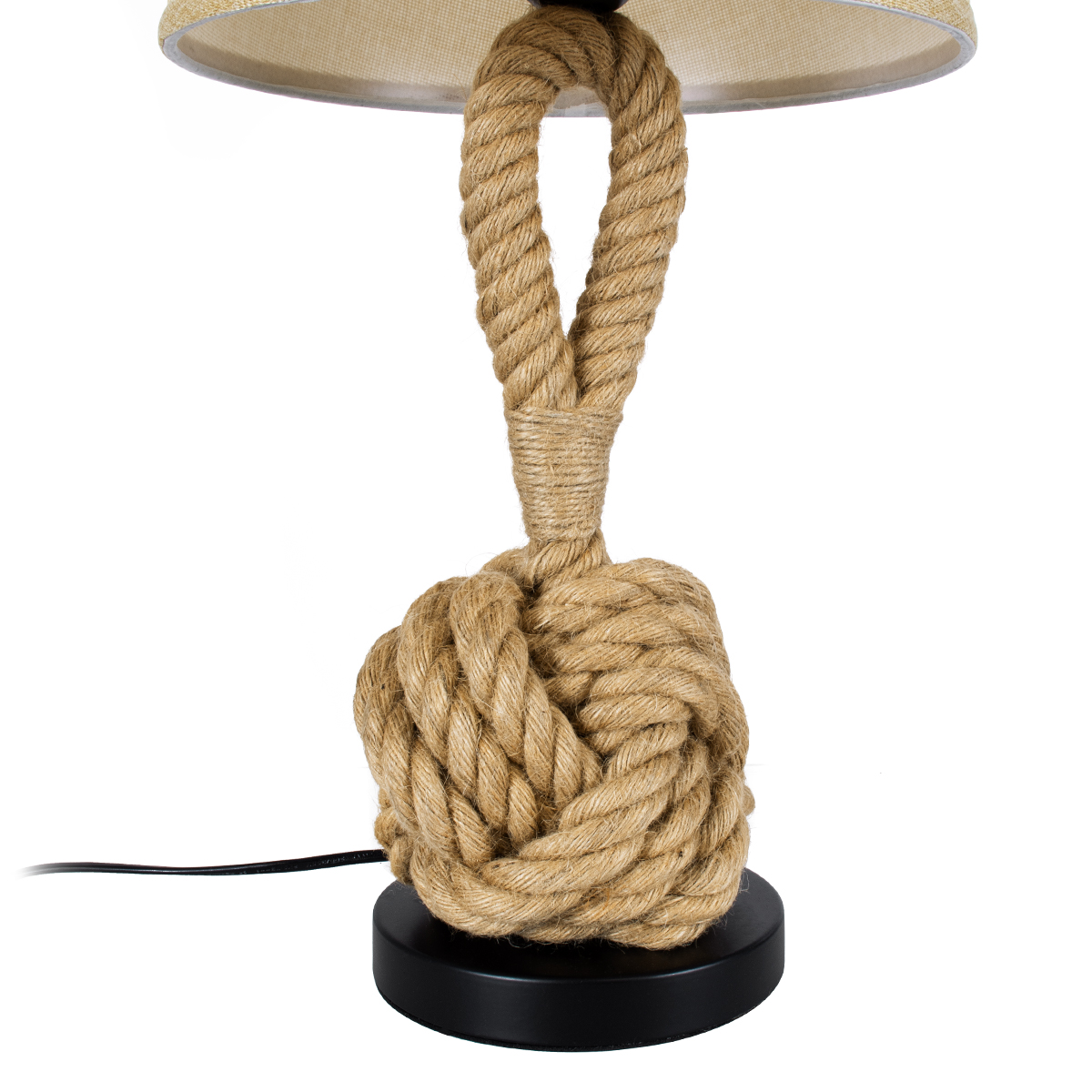 LEDTM® MONKEYFIST 01162 Vintage Επιτραπέζιο Φωτιστικό Πορτατίφ με Ντουί 1 x E27 AC 220-240V IP20 - Μπεζ - Μ27 x Π27 x Υ58cm - Image 8