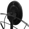 LEDTM® FAN 01163 Vintage Φωτιστικό Τοίχου - Απλίκα με Ντουί 5 x E27 AC 220-240V IP20 - Μαύρο - Μ22 x Π46 x Υ46cm - Image 4
